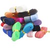 Ronnorr 20 Yards Fold Over Braided elastic band 20 Colors String for Crafts DIY Projects Sewing Headbands Hair Bands Shorts Waist Shoe Laces Wigs Bracelets