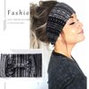 Aceorna Boho Headbands Wide Bandeau Hair Band Knot Turban Head Band Stretch Leopard Twist Head Wraps Elastic Yoga Sweatband Stylish Head Bands for Women and Girls 4 Pcs (Set c)