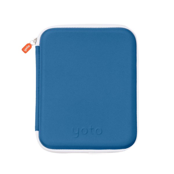 Yoto Card Case in Blue Bird – Kids Accessory, Soft Portable Folder with Zipper & 64 Pockets Player & Mini Audiobook Cards, Card Binder Holder with Sleeves for Travel