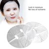 100pcs Facial Mask Paper Film DIY Disposable Facial Plastic Wrap Retention Facial Mask Sheet Wrap for Spa Skin Care Moisturizing