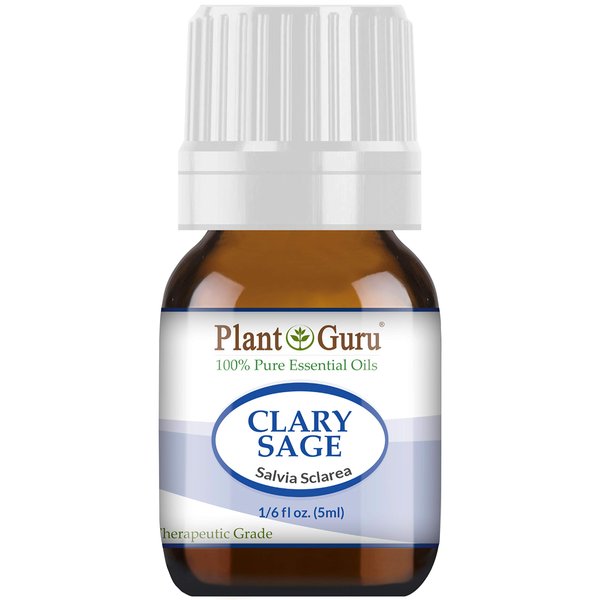 Clary Sage Essential Oil 5 ml 100% Pure Undiluted Therapeutic Grade. Sample Size