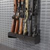 SecureIt Gun Storage Stock Base: Interlocking Base Holds 2 Rifles, Buttstock Holder for Your Gun Safe. This Modular Display Mount is Built to Last and Easy Use