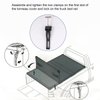 DICMIC Universal Replacement and Accessories Part Kit for Hard Tri-fold & Quad-fold Truck Bed Cover Include Nut, T-Bolt and Tonneau Cover Clamp, 2X Rear Clamp