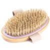 MainBasics Dry Brush | Dry Brushing Body Brush for Lymphatic Drainage, Dry Skin, Cellulite, Blood Circulation with Natural Bristles Exfoliating Body Scrubber for Flawless Skin