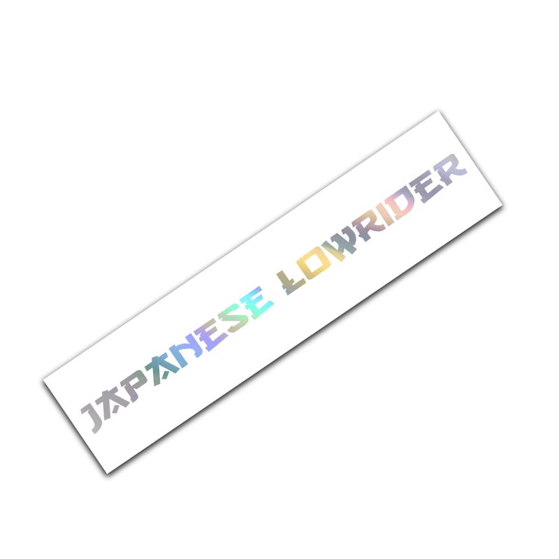 Japanese Lowrider Windshield Vinyl Decal Sticker Banner Oil Slick ...