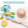 Baby Car Seat Toys for Babies 0-6 Months, Baby Hanging Toys, Baby Toys 0-6-12-18 Months for Stroller Crib Gym or CarSeat, with Teether Rattle & Tummy Time Mirror, Sensory Toys, Boy Girl Gifts