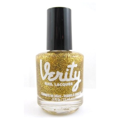Verity Nail Lacquer - Chartreuse Glitter G08