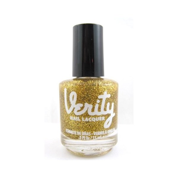 Verity Nail Lacquer - Chartreuse Glitter G08