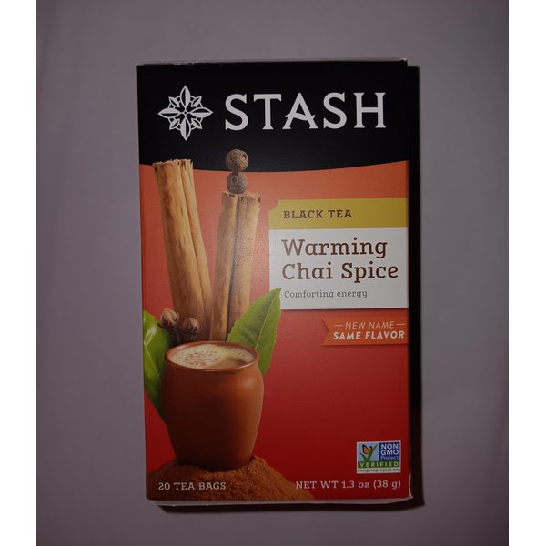Black Tea-Chai Spice Stash Tea, 20 Count (Pack of 1)