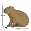 JEKCA Capybara 01S | Plastic Building Blocks | Age 14+
