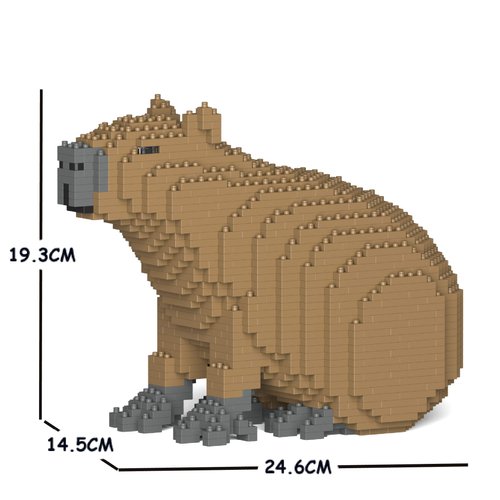 JEKCA Capybara 01S | Plastic Building Blocks | Age 14+