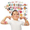 Hot Air Balloon Temporary Tattoos Birthday Party Supplies Decorations 92 PCS Tattoos Stickers Super Cute Party Favors Kids Boys Girls Gifts Ideas Classroom School Prizes Themed Baby Showers