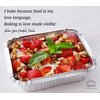 Spare Essentials 55-Pack Aluminum Foil Containers With Lids - 1 LB Disposable Take Out Pans for Freezer Meals