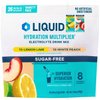 Liquid Hydration Multiplier, Electrolyte Powder, Lemon Lime & White Peach (26 Stick Packs) – Rapid Hydration Drink Mix, Non-GMO Formula