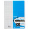 Top Flight Filler Paper, Quadrille Rule, 11 x 8.5 Inches, 80 Sheets (12650)