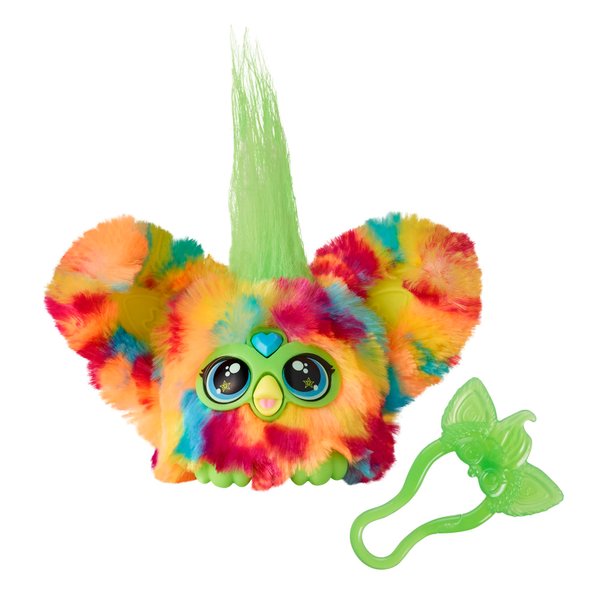Furby Furblets Pix-Elle Mini Friend, 45+ Sounds, Gamer Music & Furbish Phrases, Electronic Plush Toys, Multicolor, Kids Easter Basket Stuffers or Gifts, Ages 6+