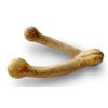 Pet Qwerks Wishbone BarkBone - Nylon Chew Toy for Aggressive Chewers - Peanut Butter Flavor - 6.75"