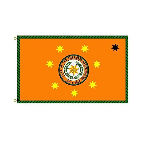 Cherokee Nation Flag 3x5ft Outdoor Flag