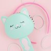 Forever 21 Hairbrush - 1pc Cute Animal Character Hairbrush, Comfort & Control Cushion Hair Brush w/Gentle Bristles, Cushion Base, and Animal Ears (KITTY)