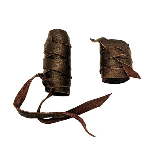 Leather Hair Wrap, Ponytail Wrap, Ponytail Holder, Hair Tie, Men's Viking Hair Wrap Warrior Style