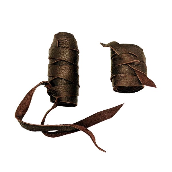 Leather Hair Wrap, Ponytail Wrap, Ponytail Holder, Hair Tie, Men's Viking Hair Wrap Warrior Style