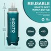 INOXTO Soft Flask,Collapsible Soft Water Bottles for Hydration Vests and Running Packs, Soft Flask Running Bottles for Hiking Cycling(250/500 ml) (2 PCS 500ML)