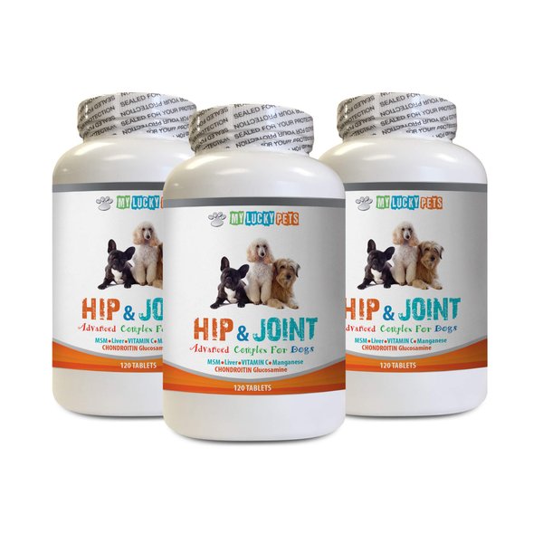 dog joint supplement chews senior wellness - DOG HIP AND JOINT COMPLEX - VET APPROVED - POWERFUL FORMULA - IMMUNE SUPPORT - INCREASE JOINT MOBILITY - natural vitamin c for dogs - 3 Bottle (360 Tablets