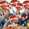 NOVWANG 27 Inch Football Balloons,10 Pcs Football Field Balloons Football Foil Balloons for Football Birthday Sport Themed Party Decorations Supplies