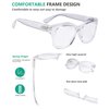 Eyekepper Oversized Reading Glasses - Retro Readers for Women Reading - Transparent Frame +2.00