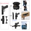 Military Tactical Drop Thigh Pouch Bag Cross Over Leg Concealed Carry Leg Convertible Shoulder Bag with Double Removable Pistol Holster