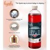 Hyoola Candles Liquid Paraffin Lamp Oil - Red Smokeless, Odorless, Ultra Clean Burning Fuel for Indoor and Outdoor Use - Highest Purity Available - 32oz