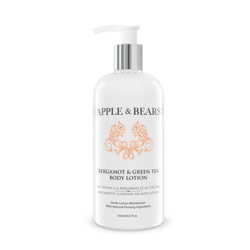 Apple and Bears Bergamot and Green Tea Body Silk, 250 ml