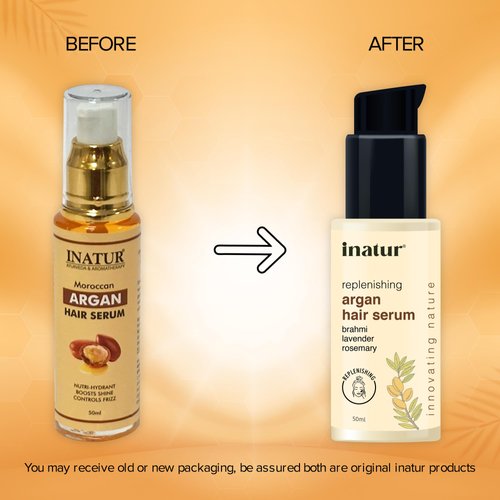 INATUR Moroccan Argan Oil Hair Serum 100 ml