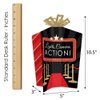 Big Dot of Happiness Red Carpet Hollywood - Table Decorations - Movie Night Party Fold and Flare Centerpieces - 10 Count