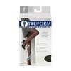 Truform Compression 8-15 mmHg Sheer Pantyhose Black, Queen Plus, 2 Count (1765BL-QP 2PK)