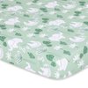 The Peanutshell Mini Crib Sheets Set for Pack & Play, Playard, Playpen, Mini Crib, 3 Pack, Safari Animals