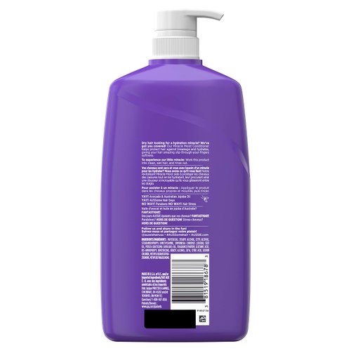 Aussie Miracle Moist with Avocado & Jojoba Oil, Paraben Free Conditioner, 26.2 fl oz
