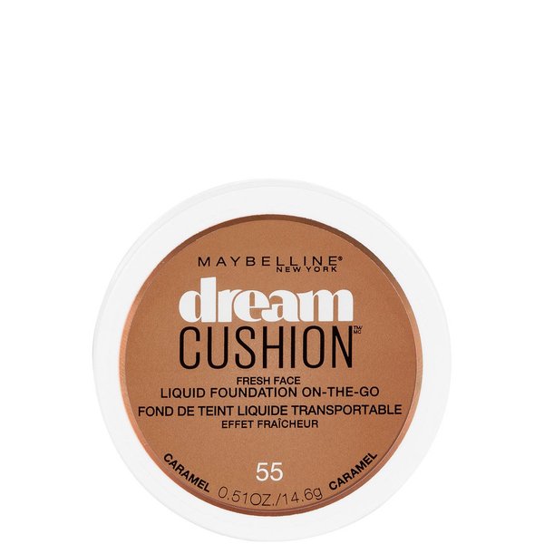Maybelline New York Dream Cushion Fresh Face Liquid Foundation, Caramel, 0.51 Ounce