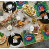 32Pcs Football Birthday Party Supplies Disposable Paper Cocktail Napkins,Sport Football Game Time Tailgate Party Favors Decorations Paper Napkins