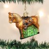 Old World Christmas Ornaments: Selection of Horses Glass Blown Ornaments for Christmas Tree, Western, 12176