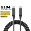 Tek Styz PRO USB4 USBC/PD 8K 240Watt Power Data Cable Compatible with Asus ProArt Display PA328CGV Plus 40Gbps Thunderbolt 4 Super Hi-Speed Safe Certified Charging and Data Transfers! (5Ft/1.5M)