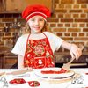 3 otters Chef Costume for Kids, 21PCS Kids Chef Set Kids Christmas Apron Fun Cooking and Baking Set Christmas Dinner Party Cooking