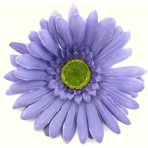 4.5 inch Lavender Gerbera Daisy Silk Flower Hair Clip