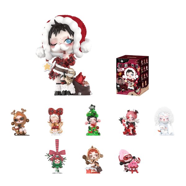 POP MART SKULLPANDA Wishing Time Series Figures, Blind Box Figures, Random Design Action Figures Collectible Toys Home Decorations, Holiday Birthday Gifts, Single Box