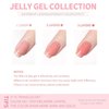 Vishine Gel Polish Set Jelly Pink Collection of 6 Transparent Natural Colors Sheer Pink Milky Mauve Purple French Manicure LED UV Gel Nail Polish Soak Off Curing Requires Home Salon 8ml