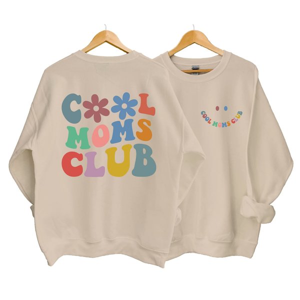 Cool Moms Club Sweatshirt, Cool Mom Sweatshirt, Cool Mom Club, Mama Sweatshirt, Mom Sweatshirt, Mama Shirt, New Mom Gift, Mom Gift