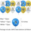 LOONELO Happy Hanukkah Latex Balloons, 36pcs Menorah Dreidel Festival of Lights Balloons, Chanukah Theme Balloons for Hanukkah Party Jewish Holiday Party Indoor Outdoor Home Yard Decoration Supplies