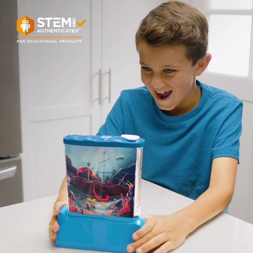 CLAWSOME! Submarings Handheld Water Game | Retro Mini Ocean Ring Toss STEM Toys for Adults, Girls & Boys Ages 6-12