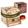 INSCAPE Wild West Riddles - Puzzle Box - Escape Room in A Box for Adults - Cluebox Puzzle Boxes with Hidden Compartments - Puzzle Boxes for Adults - Wooden Puzzle Box