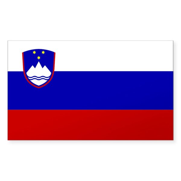 CafePress Slovenia Rectangle Sticker Rectangle Bumper Sticker Car Decal